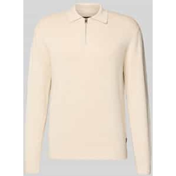 JACK&JONES - JPRBLAMILANO STITCH KNIT ZIP POLO SN - Heren - Polo's