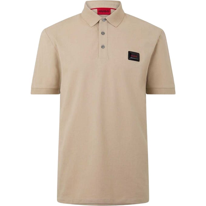 Hugo Heren Dereso Regular Poloshirt (Beige)