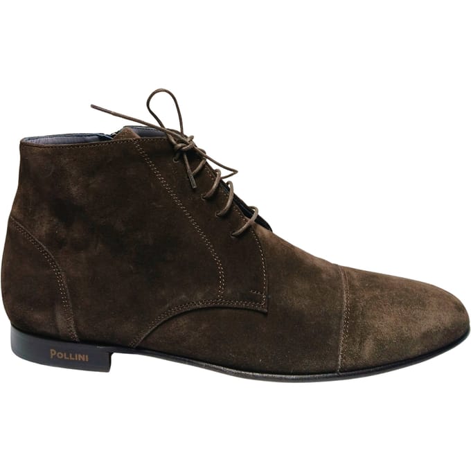 sb21032C0euc0313 Pollini Man Camoscio Brown
