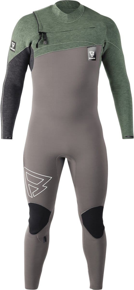 Brunotti - Gravity Wetsuit Heren - Fullsuit 5/3mm - Grijs - S