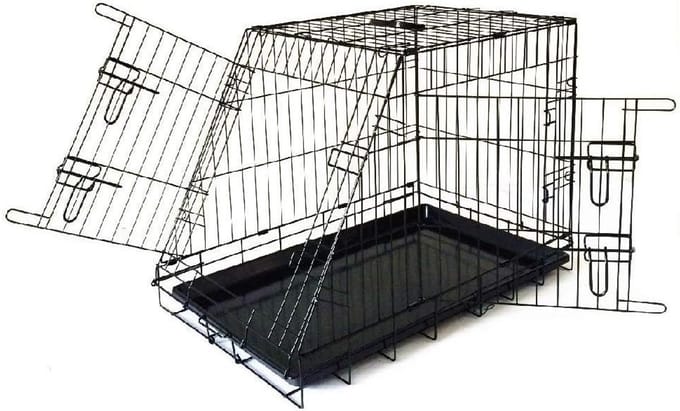 Dierenkooi - Hondenbench Transportbox - Veilig Vervoer - Inclusief Accessoires - Groot Formaat