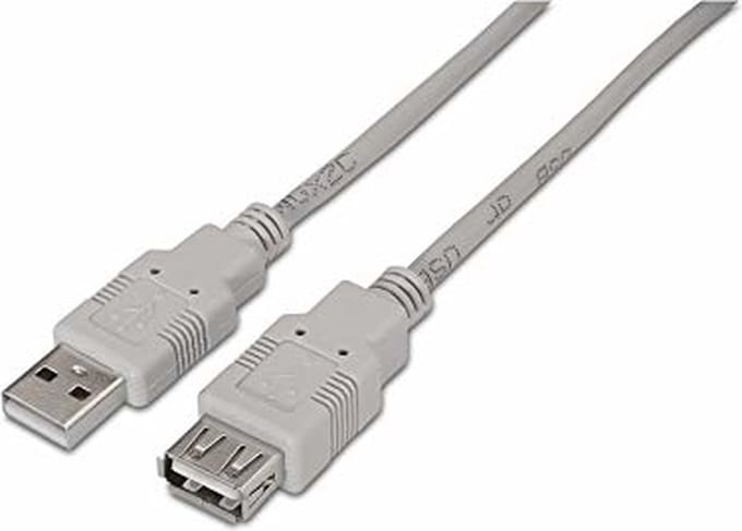 AISENS A101-0013 USB-kabel USB 2.0 1,8 m USB A Beige