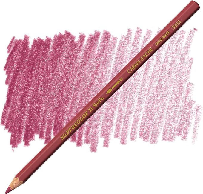Caran d'Ache Supracolor aquarel potlood 085 bordeaux red
