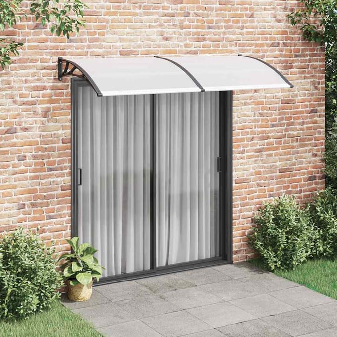 vidaXL - Deurluifel - 200x100 - cm - PC - zwart