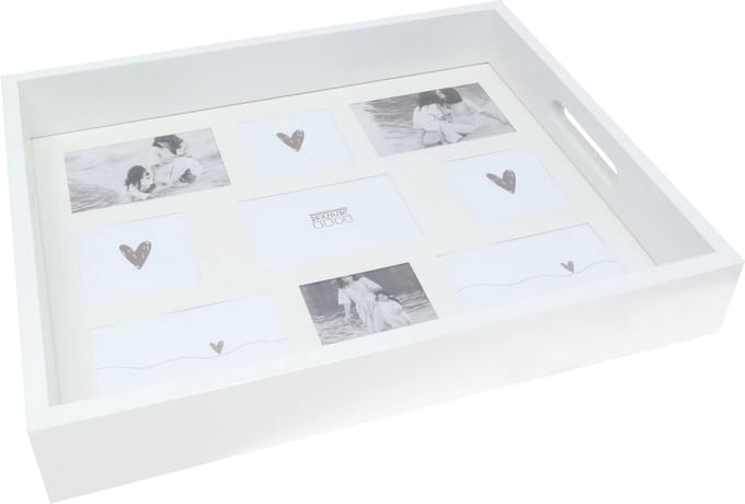 Deknudt Frames dienblad S67TN9 E9 met passepartout - wit - 9 foto's