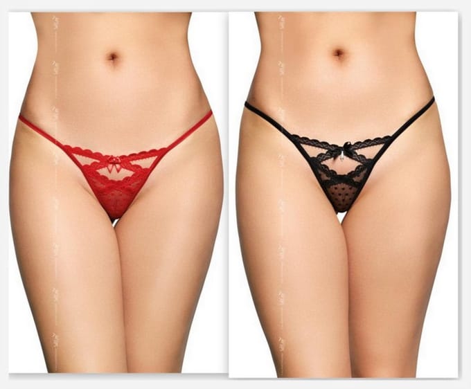 SoftLine sexy string M/L rood