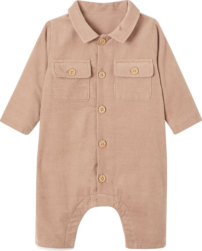 Vertbaudet Ribfluwellen salopette voor baby's