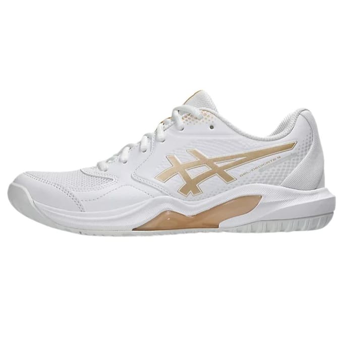 ASICS Tennisschoenen Dames Lage Top Wit/Champagne 37.5 white