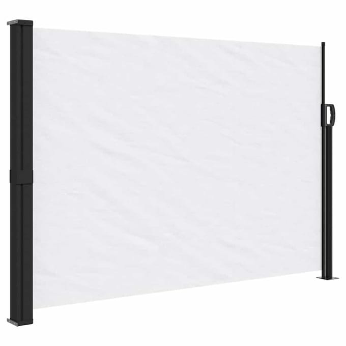 vidaXL - Windscherm - uittrekbaar - 140x500 - cm - wit