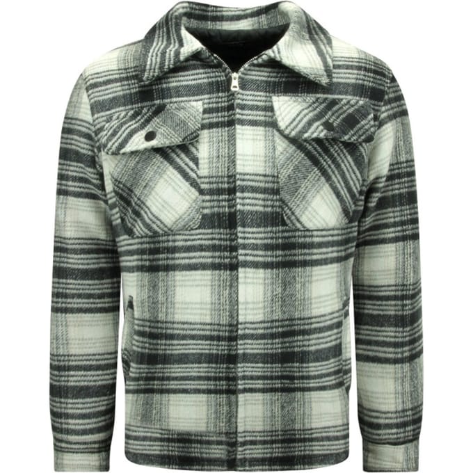 Houthakkers Vest Heren met Rits -7088 - Zwart