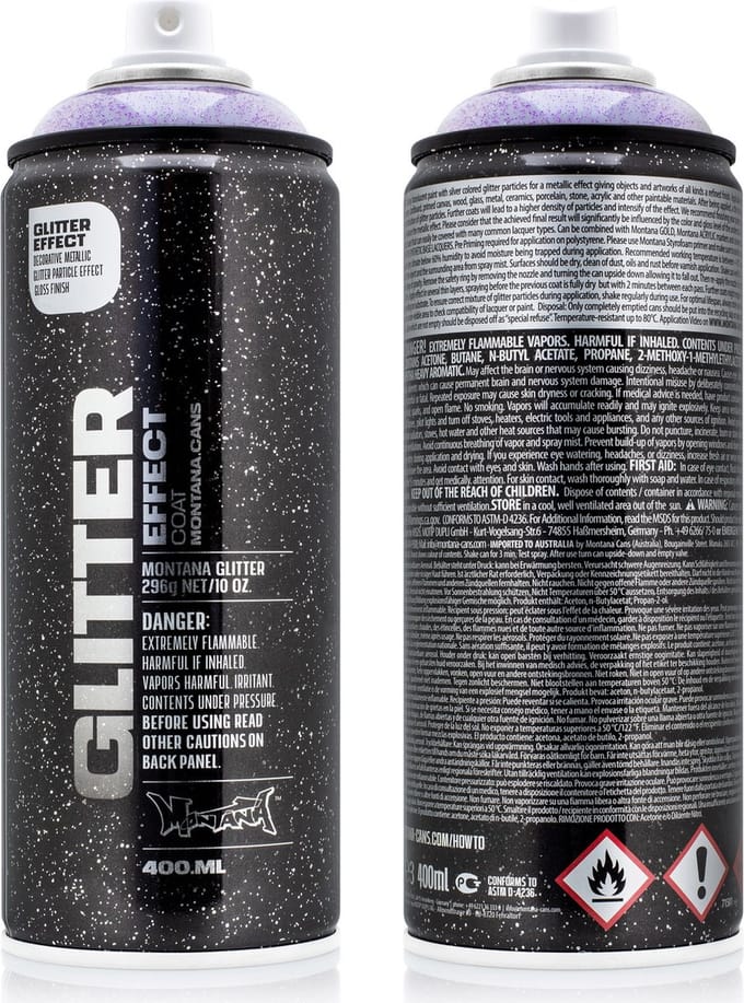 Montana Glitter AMETHIST spuitbus 400ml
