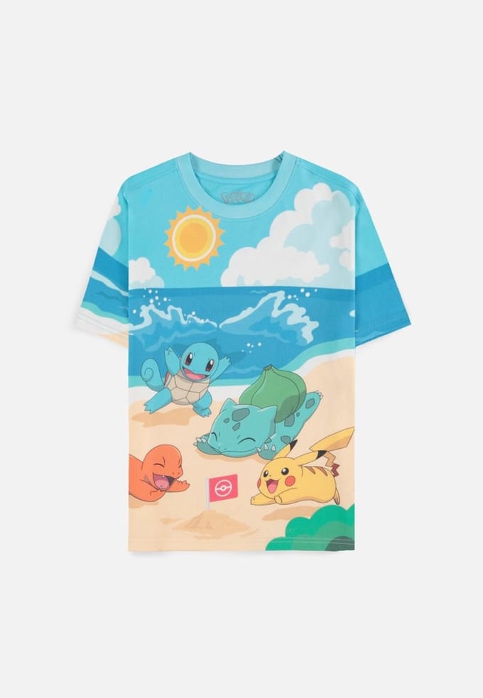 Pokémon - Beach Day Dames T-shirt - XS - Multicolours
