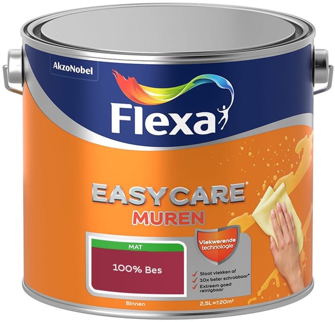 Flexa - Easycare Muren - 100% Bes - Mengverf - 2,5 L