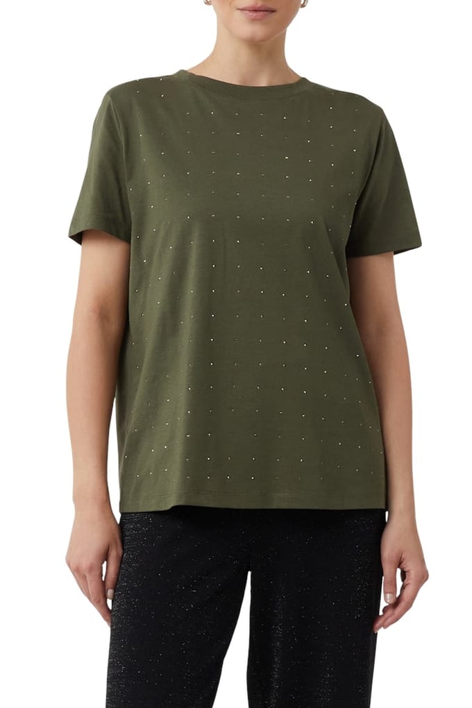 Comma  T-shirts Dark Green Taglia: 34 | Maglie Sportivi Outlet | Donna | Verde