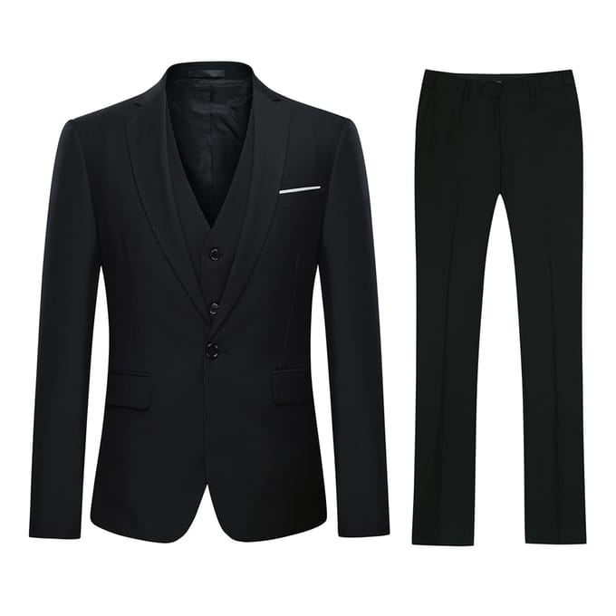 Marron premium kwaliteit slim-fit 3-delig pak