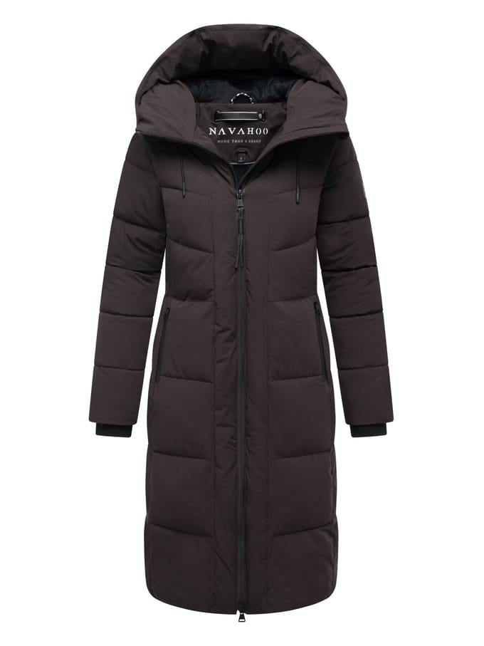 Navahoo dames wintermantel SCHOKOKUSS – elegant, warm & functioneel