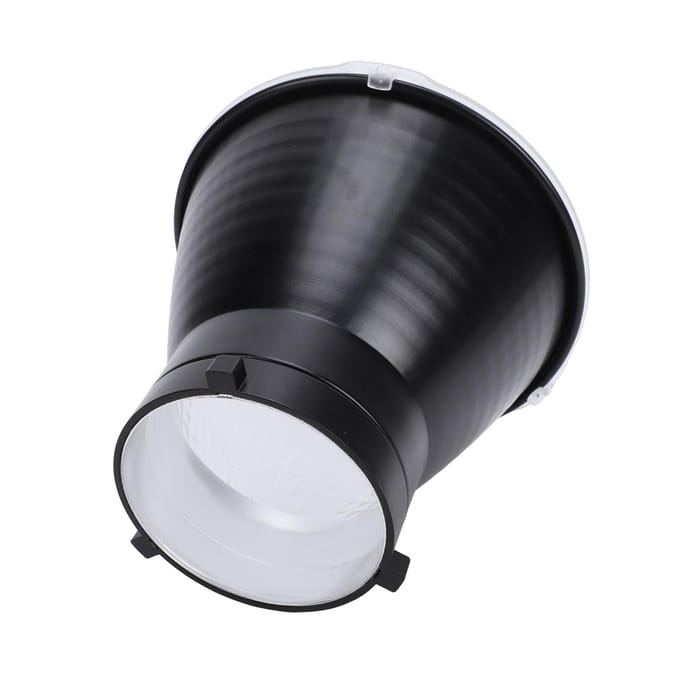Réflecteur Standard 7 Pouces avec Disque Diffuseur Amovible et Diffuseur en Tissu Doux Nylon Blanc, Compatible avec Monture Bowens black