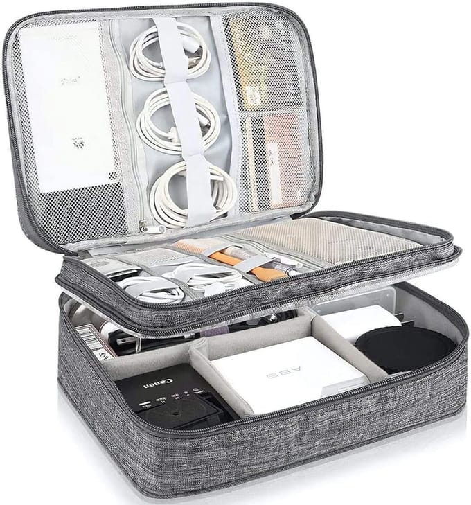 Universele Reiskabel Organizer - Multifunctionele Waterdichte Kabeltas voor Elektronische Accessoires