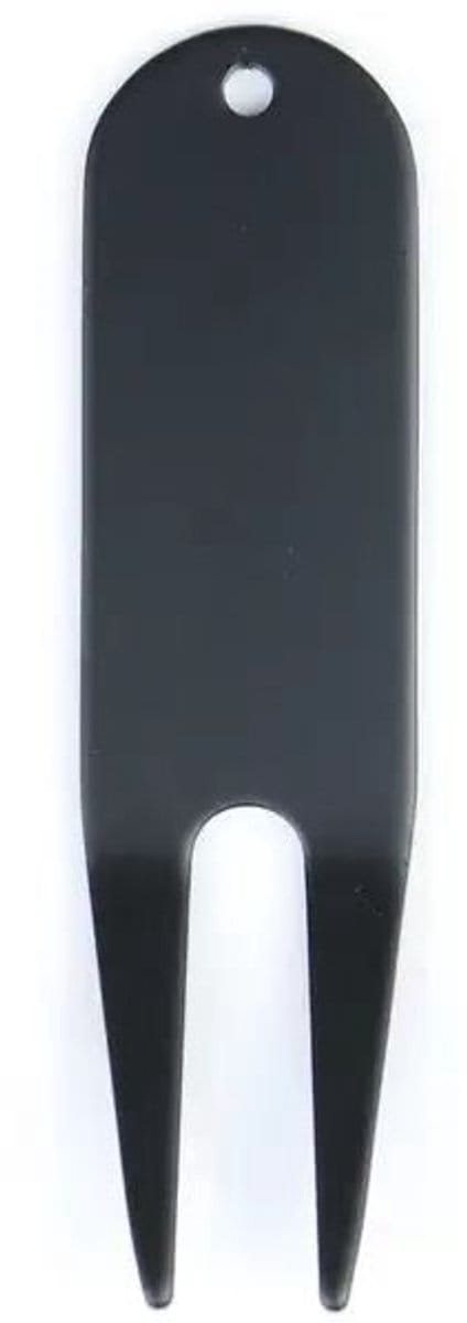 Mmgoqqt 1 Stuk - Golf Pitchfork Divot Tool Green Repairer - Zwart Metaal