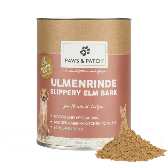 100g PAWS & PATCH Slippery Elm Bark Straight Feed voor honden