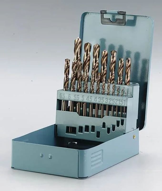 HSS Cobalt boor set 19-delig