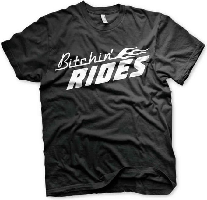 Bitchin' Rides Heren Tshirt -2XL- Logo Zwart