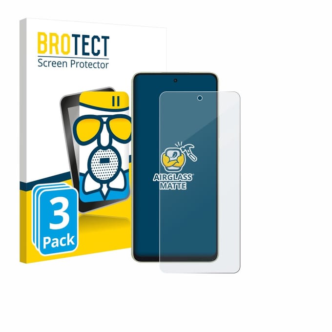 BROTECT - Screenprotector voor Oppo A5 Energy - Folie Beschermfolie Beschermglas matte 3 Stuks