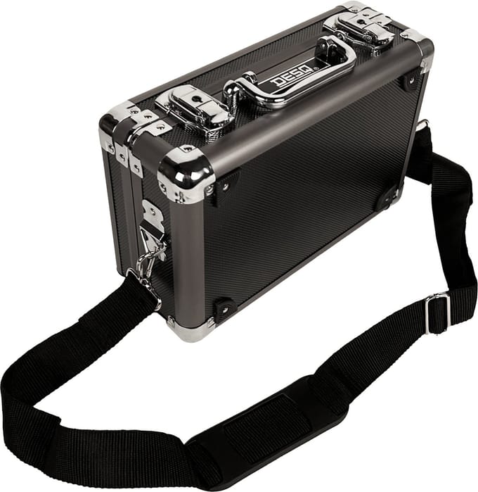DESQ® 3657 - Transportkoffer | Plukschuim  | Afsluitbaar | 30 x19 x 10.5cm