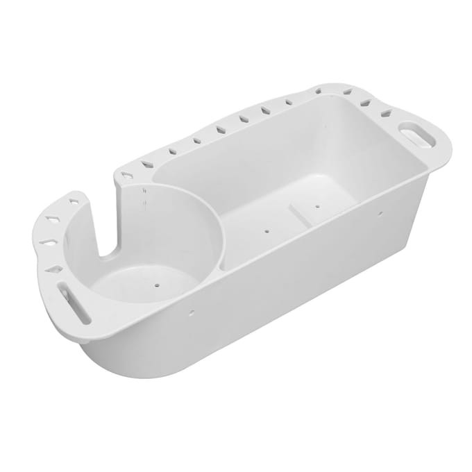 Boîtes de Rangement Fonctionnelles pour Yacht Boîtes de Rangement Multifonctionnelles Pratiques pour Matériel de Pêche Organisateur d'Outils Polyvalent pour Bateaux Blanc blanc