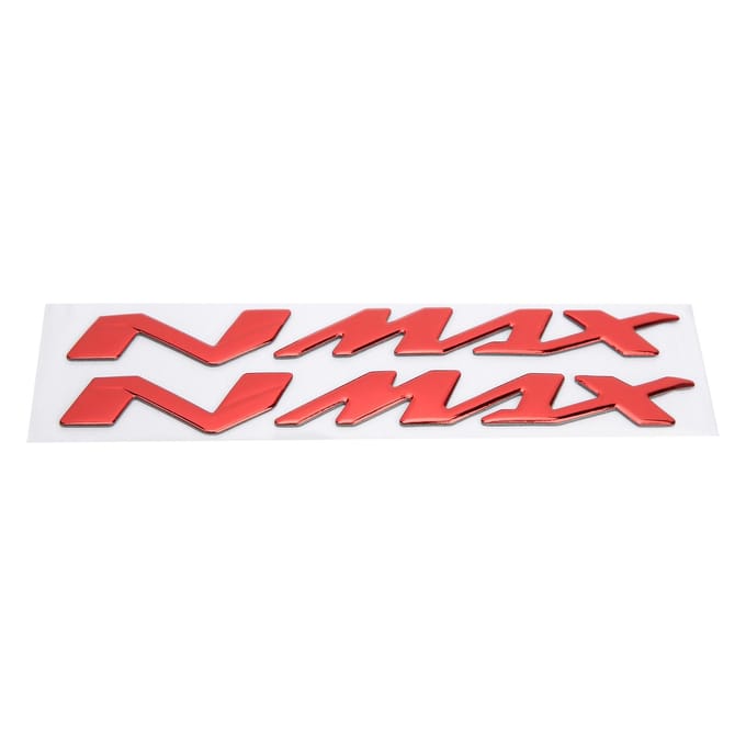 Set van 3? Motorfiets Embleem StickersDimensionale Stickers voor Yamaha NMAX155 125Rood zilver