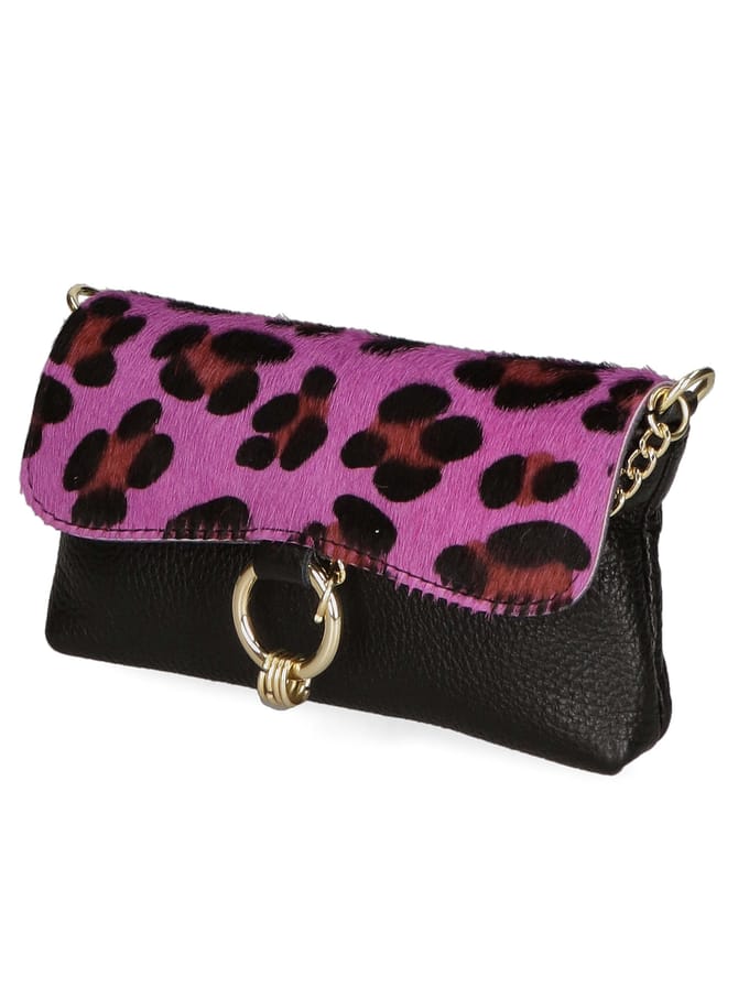 Gave Lux Koppelingzak vrouwen LEOPARD FUCHSIA