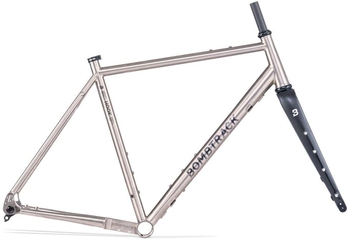 Bombtrack - Hook Ext TI Frame Vork Kit - Titanium/Zwart - S - 50cm