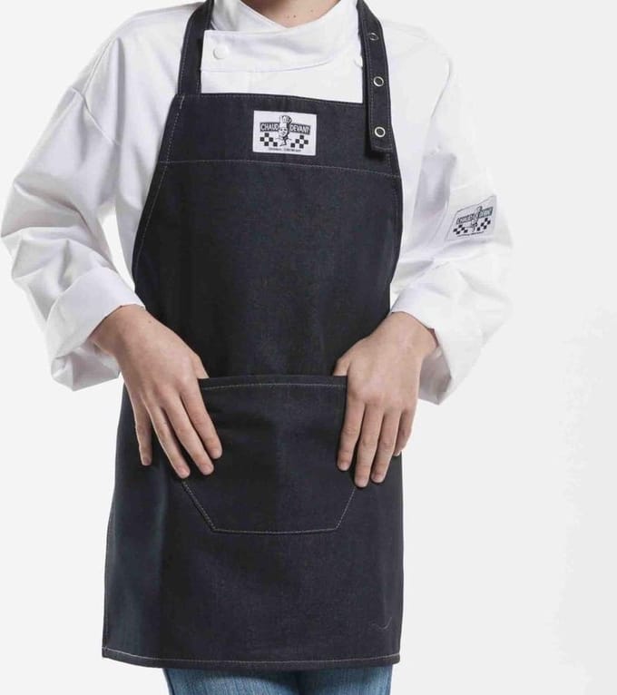 Chaud Devant - Kinderschort Hobbyschort - Zwart Jeans - 50 x 55 cm