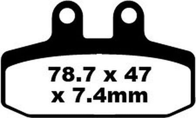 Set remblokken EBC FA-256