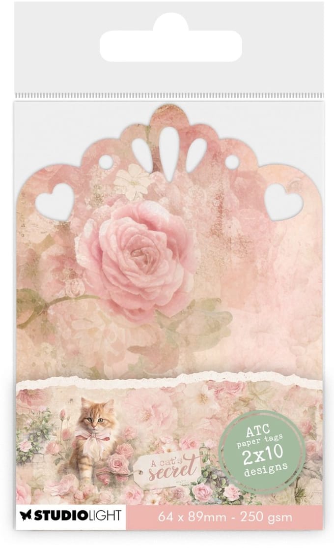 ATC Tags - A cat's secret nr. 09