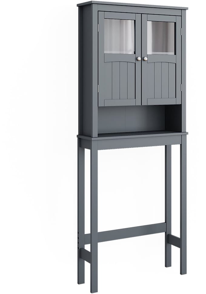 Vicco Bianco Toiletkast – 69 x 171 cm Grijs
