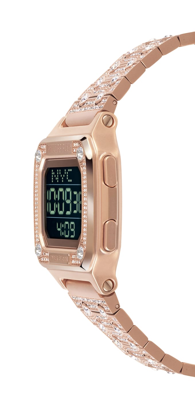 Philipp Plein Hyper $hock Dames Horloge Rosékleurig PWHAA1221