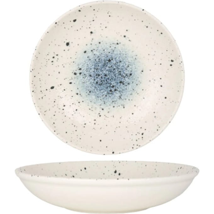 Rinart Diepbord - Splash - Porselein - 25 cm (1200cc) - set van 6