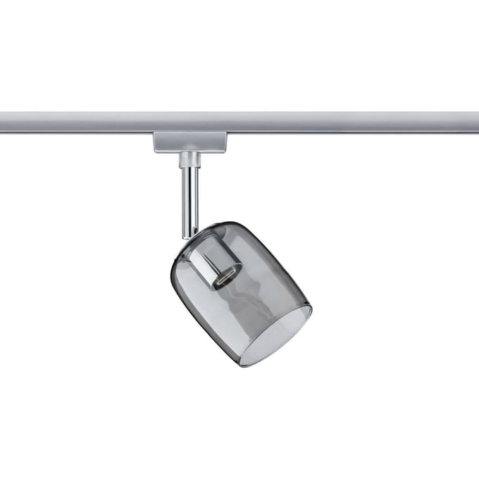 Paulmann Blossom 230V-railsysteem lamp URail Chroom (mat), Rookglas