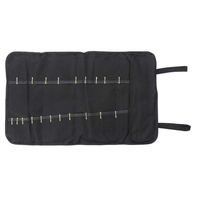 Zakken Gereedschap Rol Tas Draagbaar Canvas Waterdicht Multifunctioneel Opvouwbare Gereedschapstas Organizer black