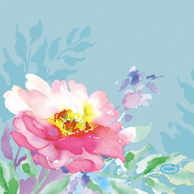 Flowy Floral Servetten - 24x24 cm