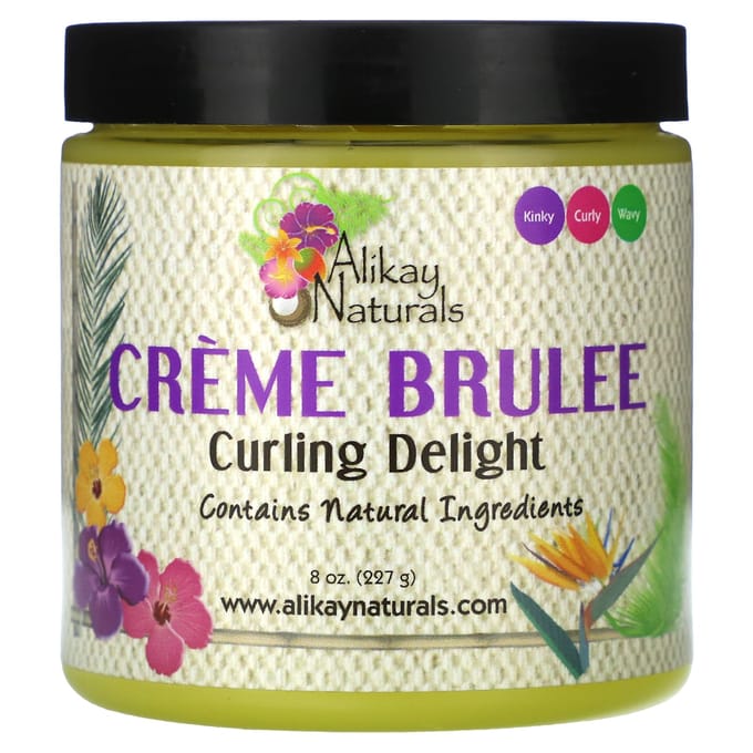 Alikay Naturals, Crème Brûlée Curling Delight, 227 gram (227 gr) white