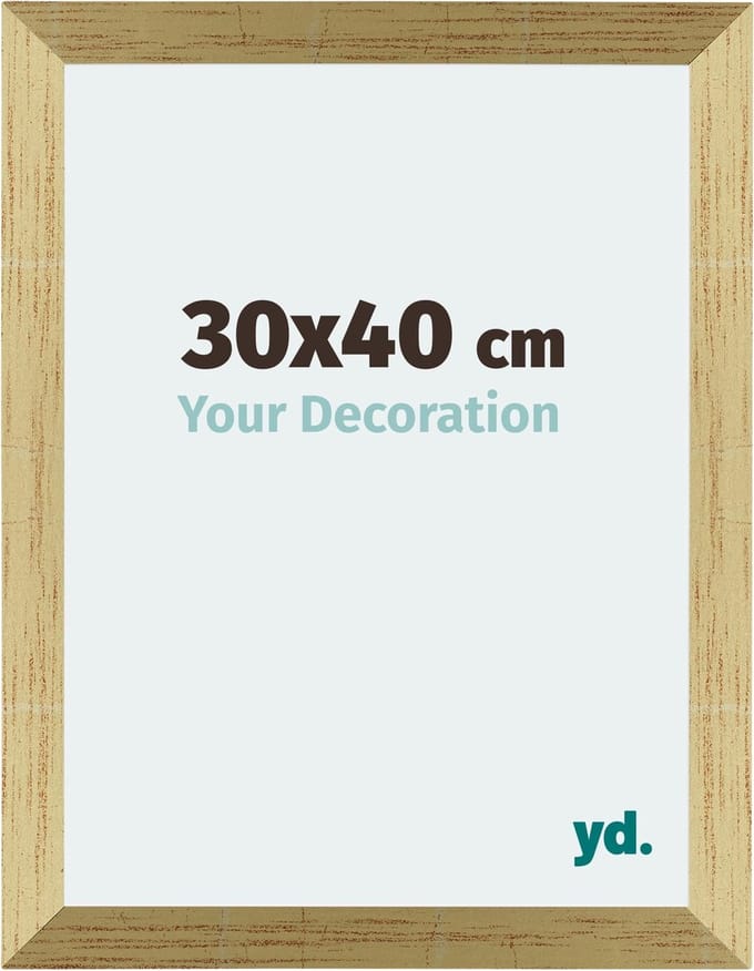 Your Decoration - Fotolijst 30x40 cm - MDF - Goud Glans - Mura