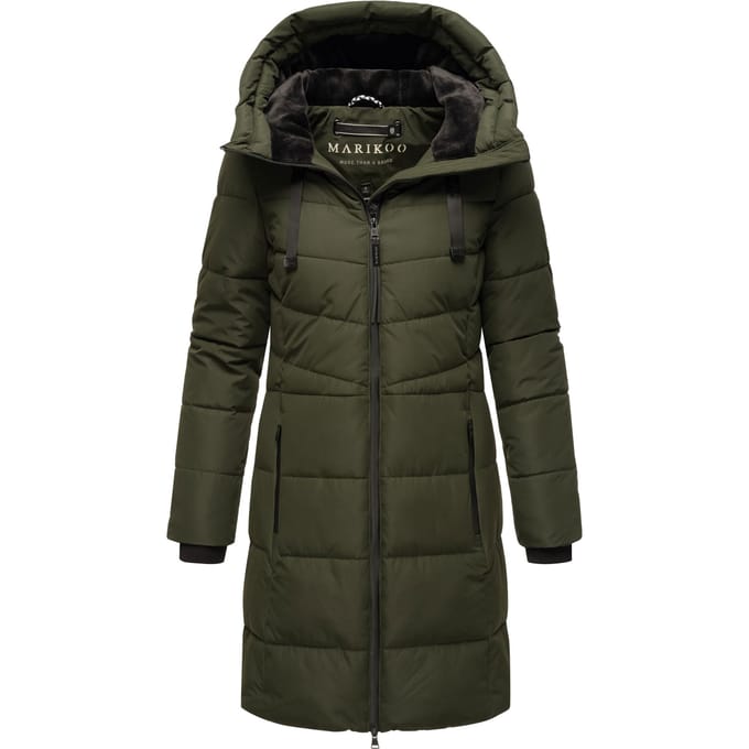 Marikoo Natsukoo dames winterjas – warm, teddyvoering & capuchon