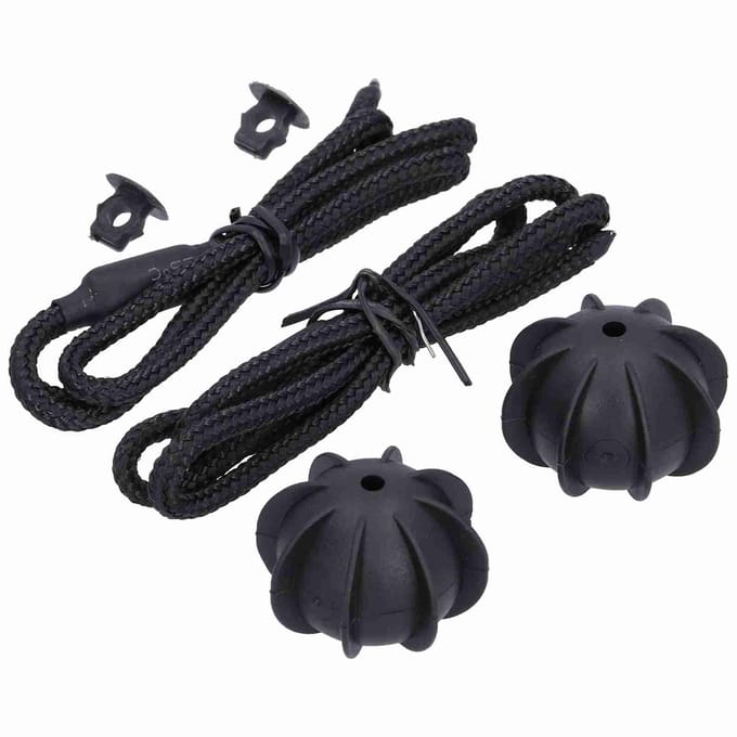 2 stuks Achterbak Hoedenplank Koord Ophangtouw Auto Accessoires Vervanging voor MK6 black