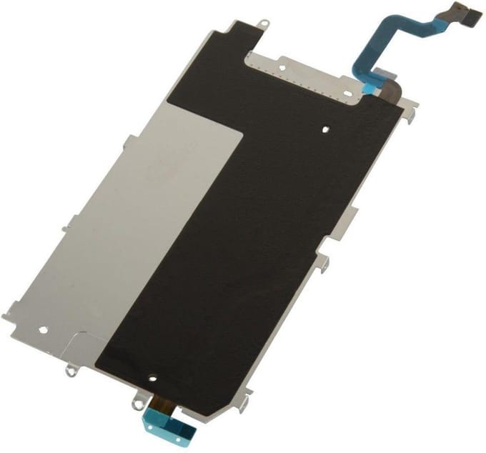 LCD Backplate Home Button Geschikt voor iPhone 6 Plus – Zilver/Zwart