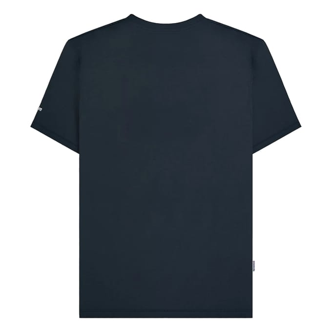 Lambretta Heren borst streep T-shirt (Marine)
