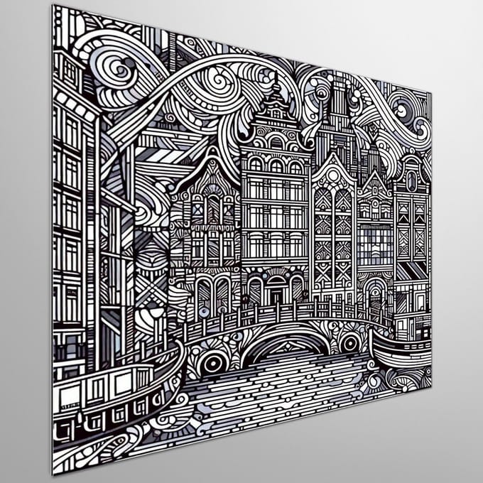 Kunstprint | Wanddecoratie | Dibond | 30 × 30 cm