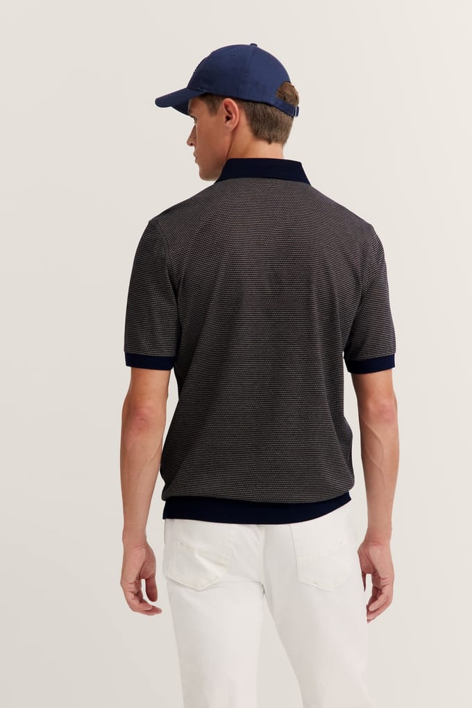 Bugatti Herren Polo met korte mouwen