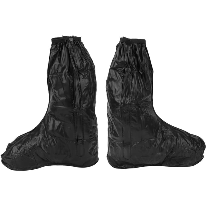 Couvre-chaussures de pluie imperméables Antidérapant Protège-chaussures de neige Sur-bottes Noir XL black